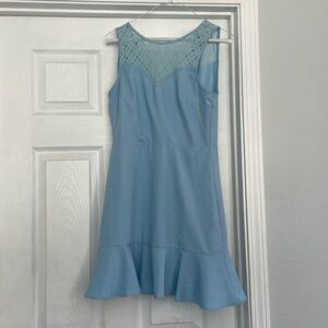 Baby Blue Mini Dress